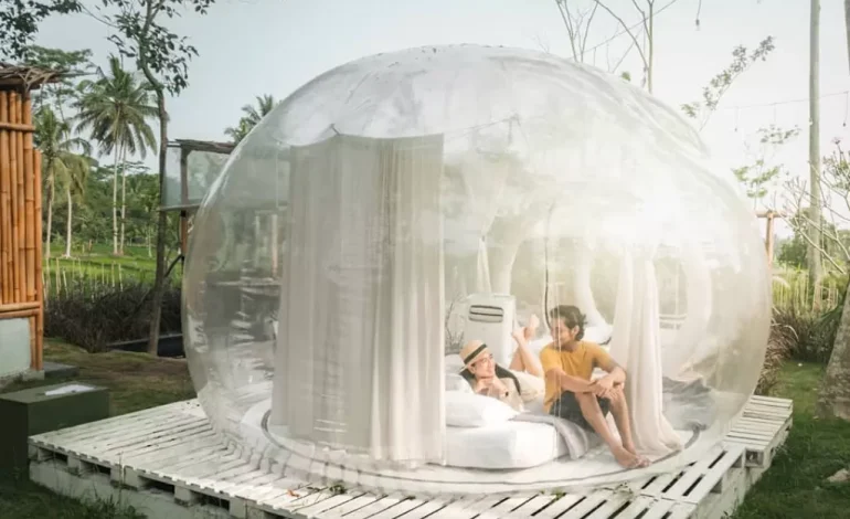 Rekomendasi Penginapan Unik di Alam Terbuka, Glamping hingga Bubble Hotel