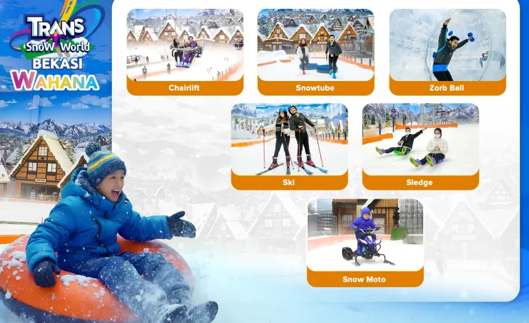 Trans Snow World Bekasi, Sensasi Salju Abadi di Tengah Tropis