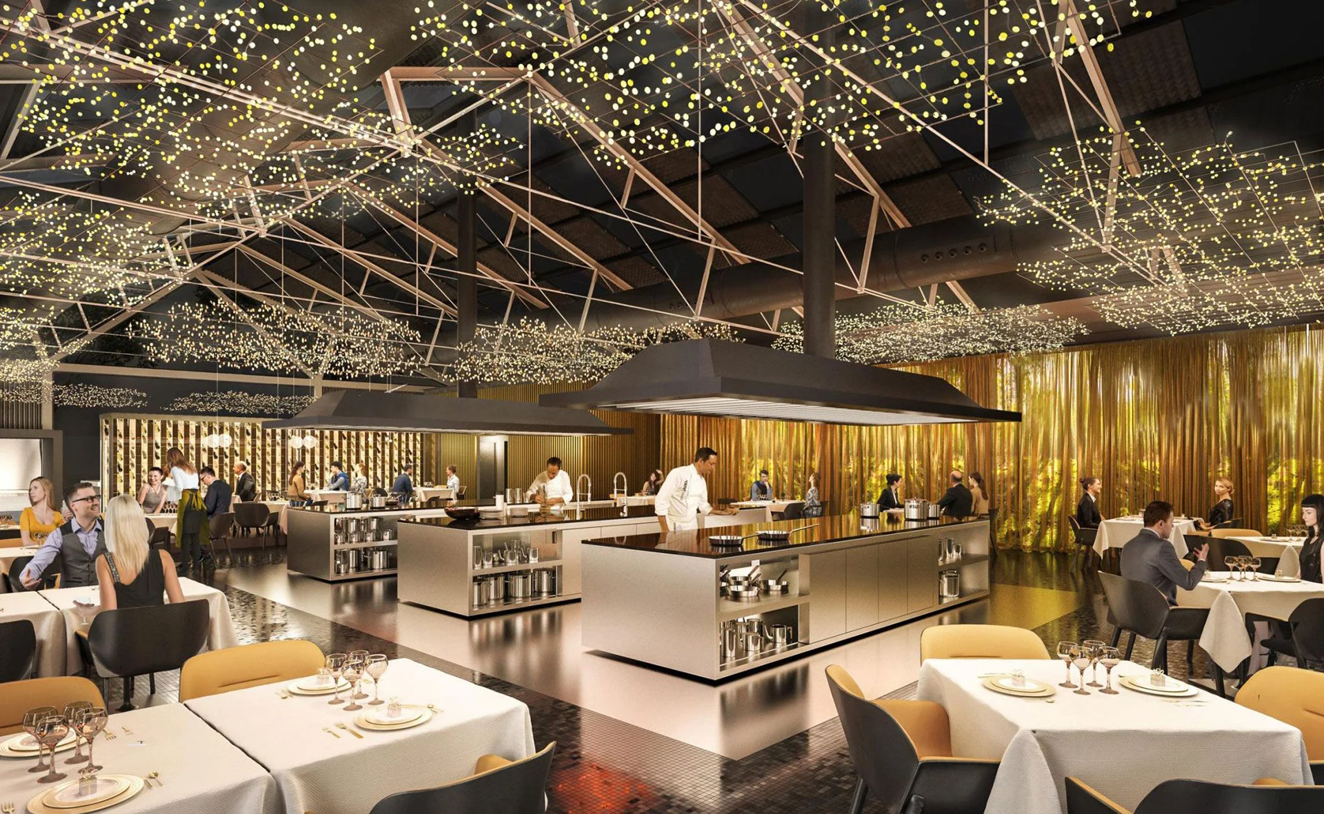 Cocina Hermanos Torres, Simfoni Rasa di Gudang Industri Barcelona