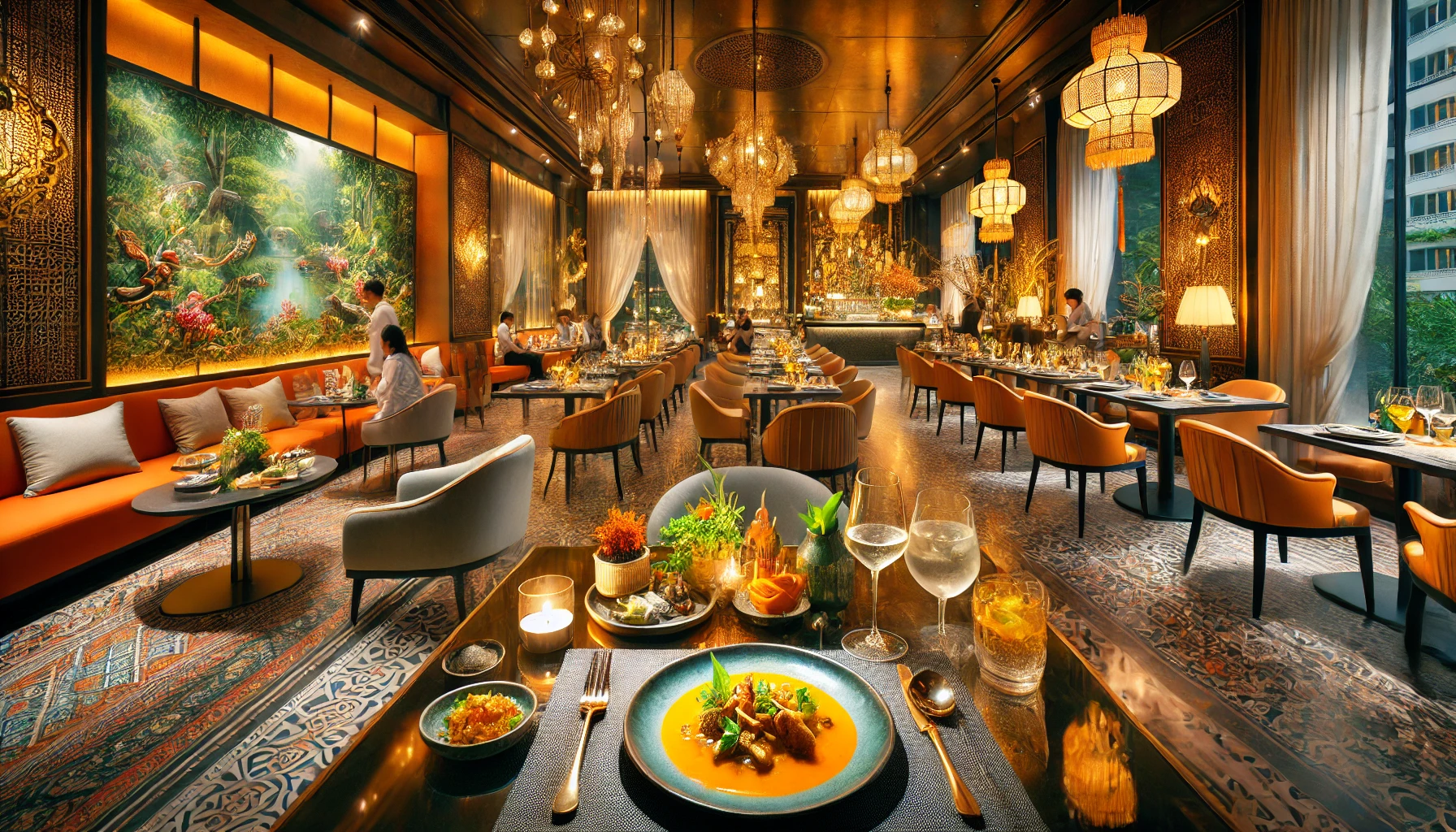 Restoran Fine Dining Bangkok dengan Sentuhan Kuliner Asia Tropis