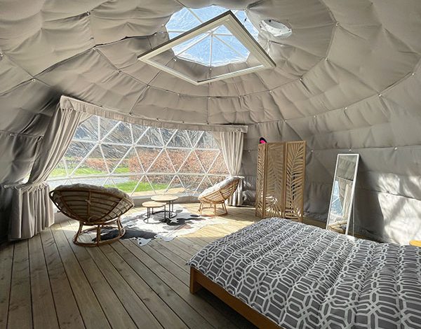 Yurts in the Ardennes, Glamping Nomaden di Hutan Hijau Belgia