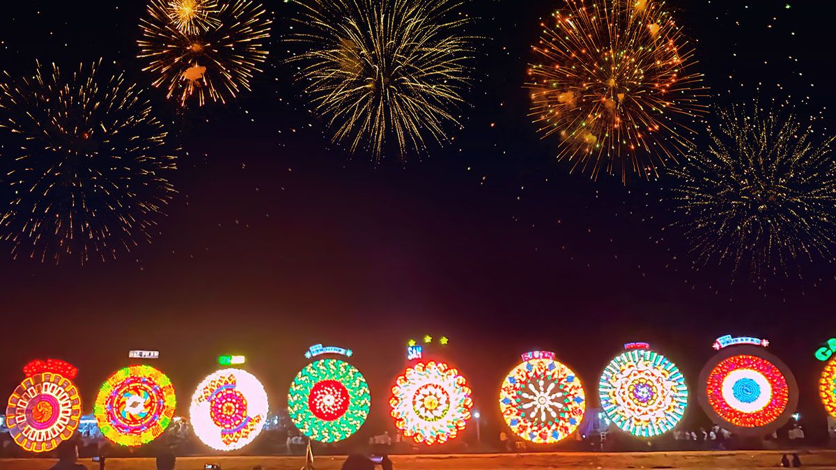 Ligligan Parul, Cahaya Raksasa yang Menyinari Christmas Capital of the Philippines