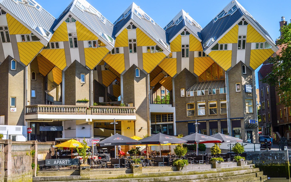 Stayokay Cube Houses, Menginap di Rumah Kubus Ikonik Rotterdam yang Penuh Keunikan
