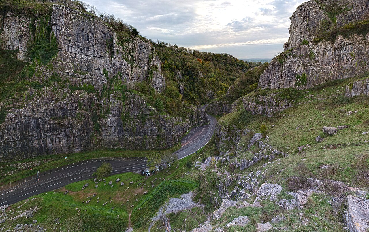 Cheddar Gorge, Keajaiban Alam Limestone di Somerset, Inggris
