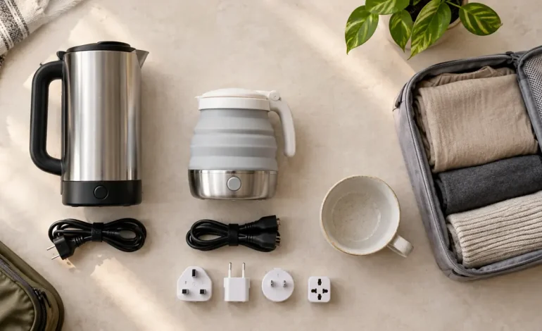 Foldable Travel Kettle, Solusi Praktis Menyeduh Air Panas Saat Bepergian