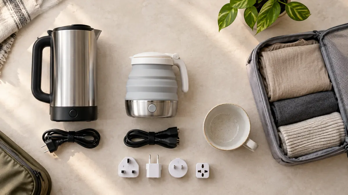 Foldable Travel Kettle, Solusi Praktis Menyeduh Air Panas Saat Bepergian